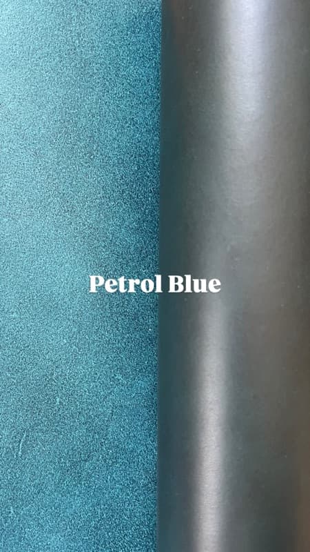 Leer Petrol Blue